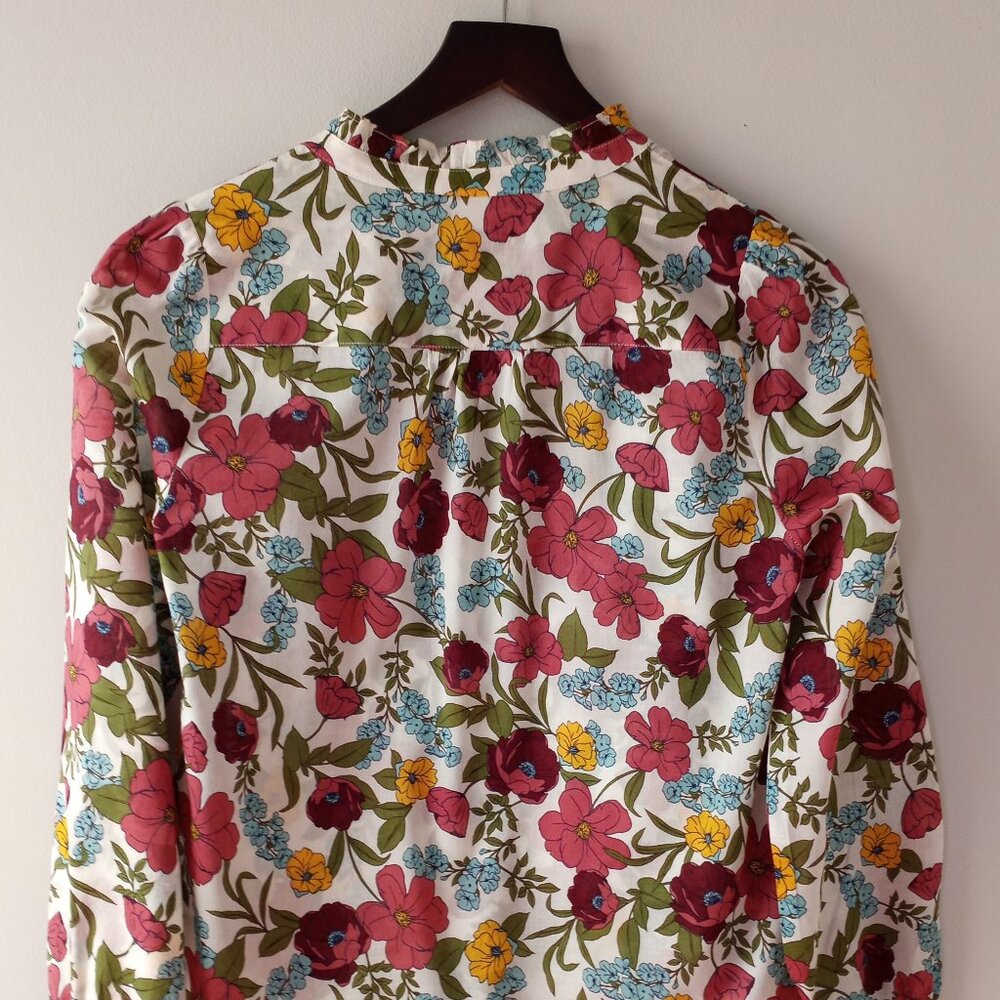'Talbots' Floral Blouse S/P EUC - Picture 11 of 15